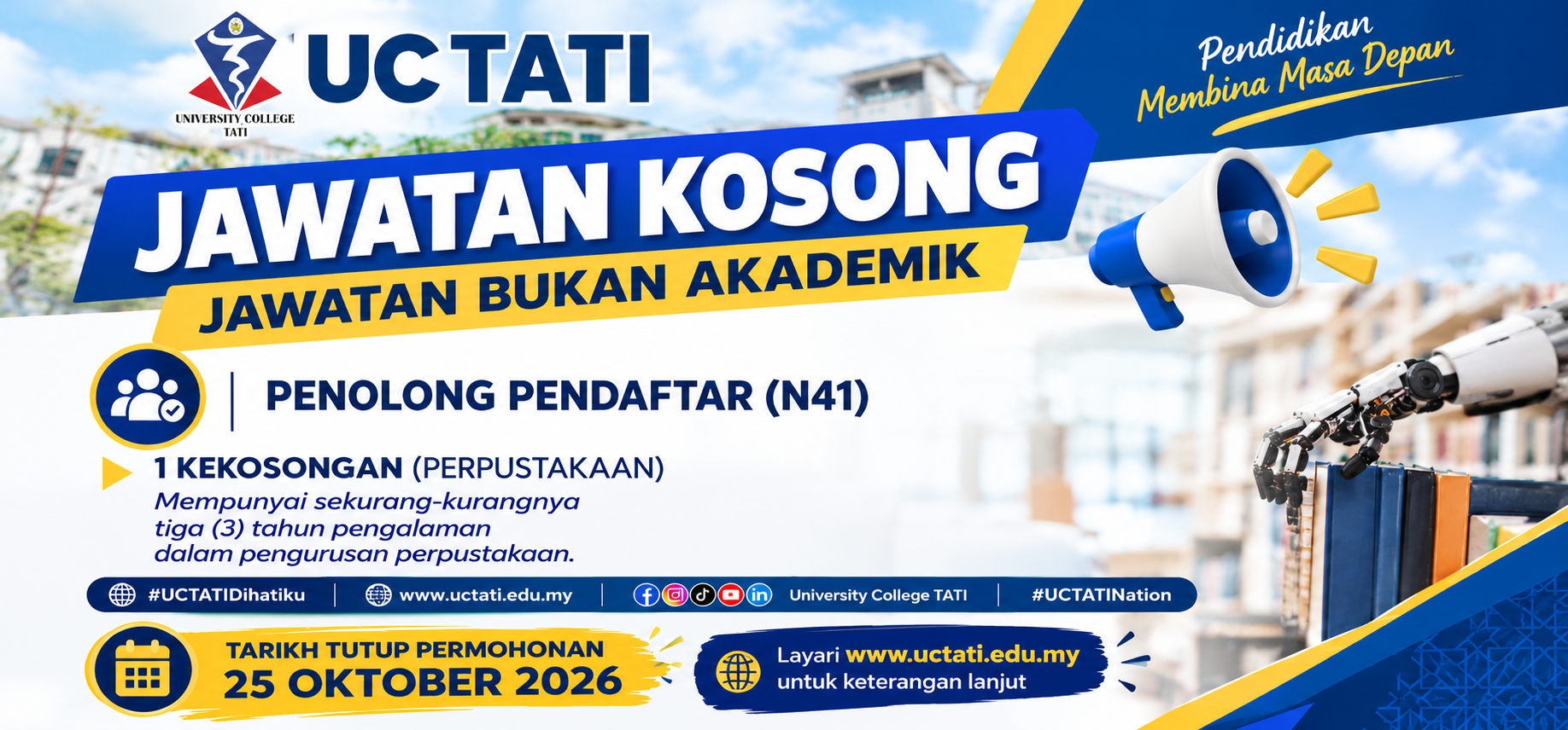 Kerja Kosong University in Terengganu